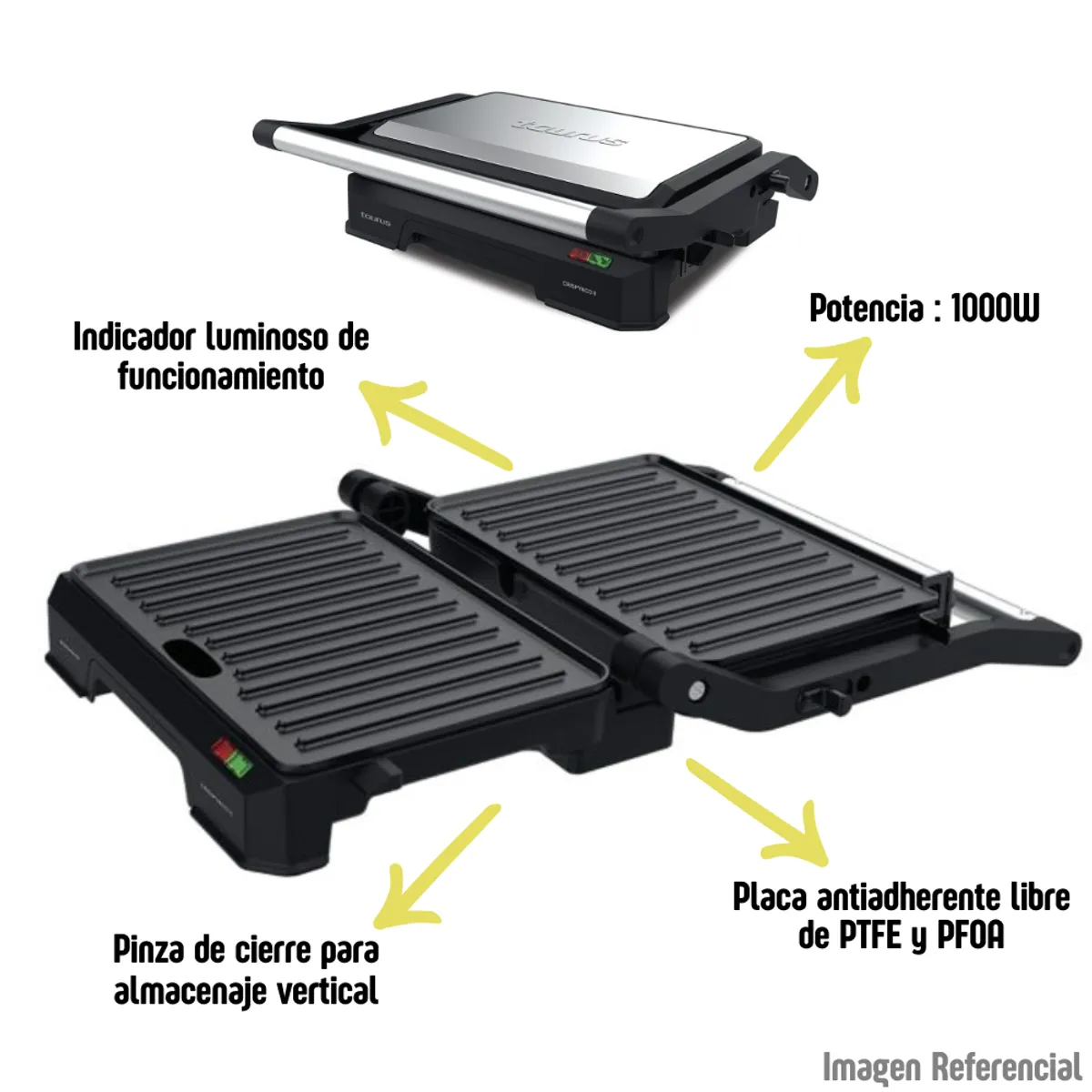 TAURUS - Mini Grill Crispy & Co II Taurus