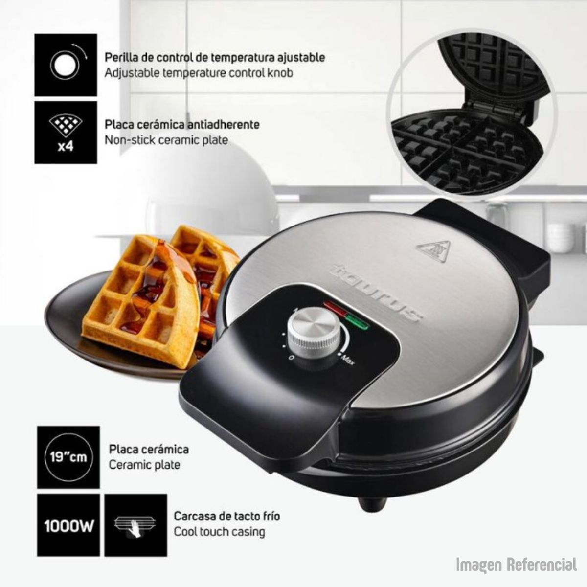 TAURUS - Waflera Taurus Sweet Cooking Waffle