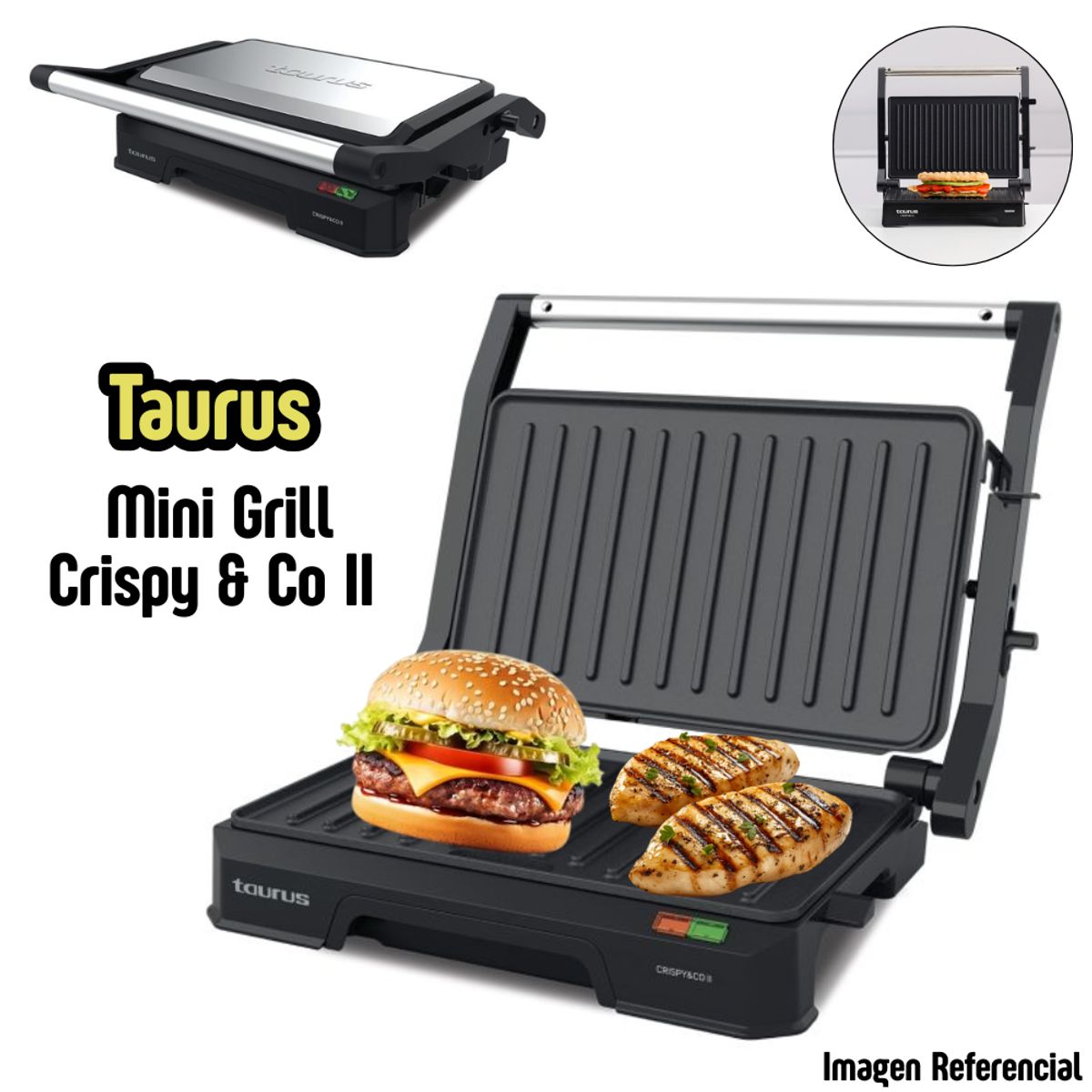 TAURUS - Mini Grill Crispy & Co II Taurus