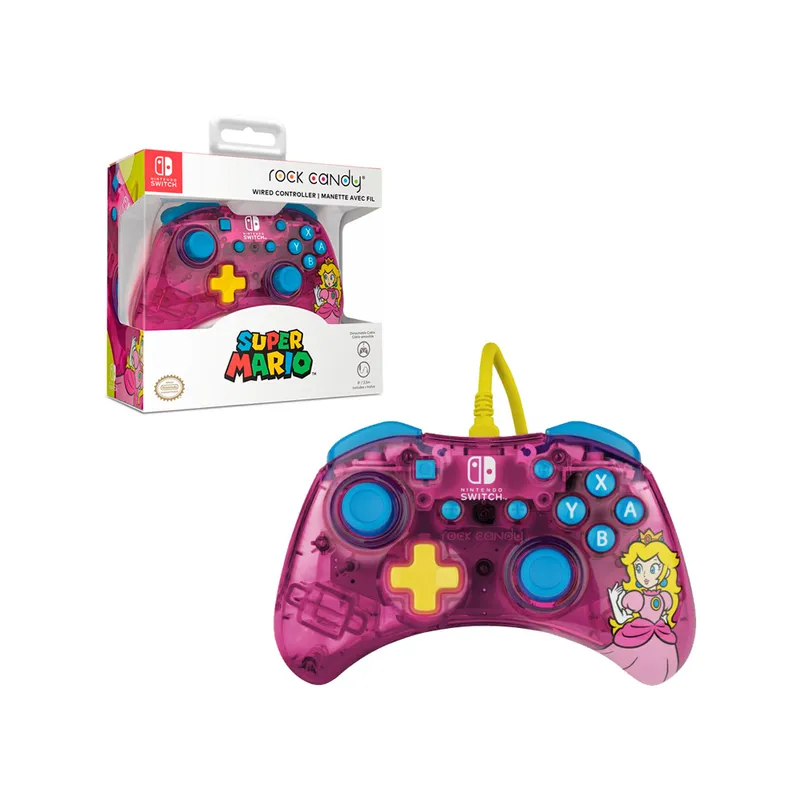 NINTENDO - Mando PDP Nintendo Switch Mario Princesa Peach