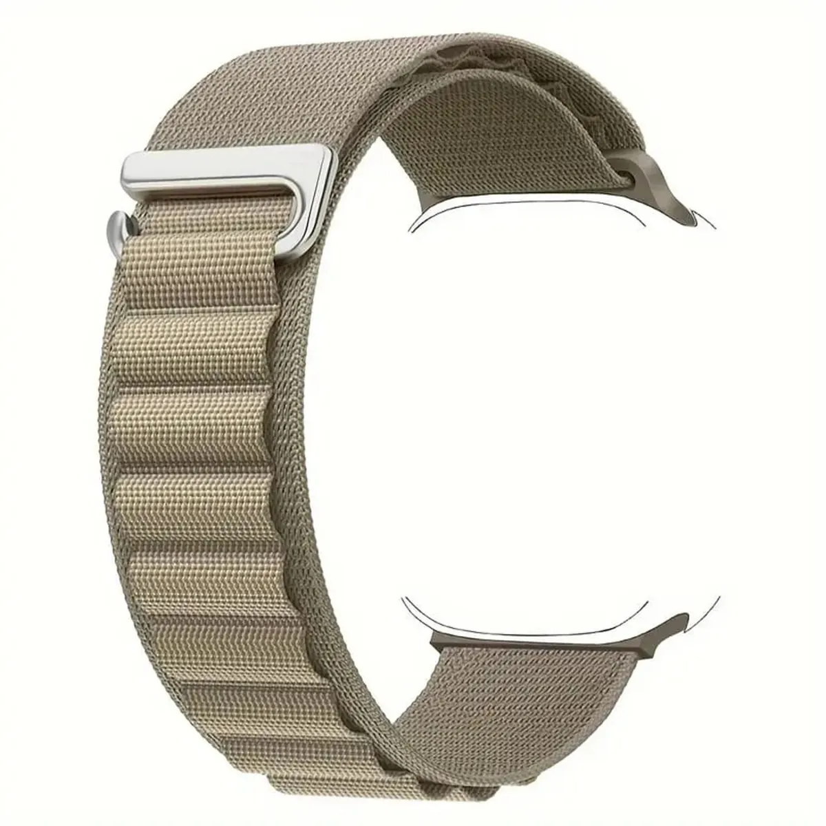 MEGIMPERU - Correa Deportiva para Apple Watch ajustable con Gancho en C