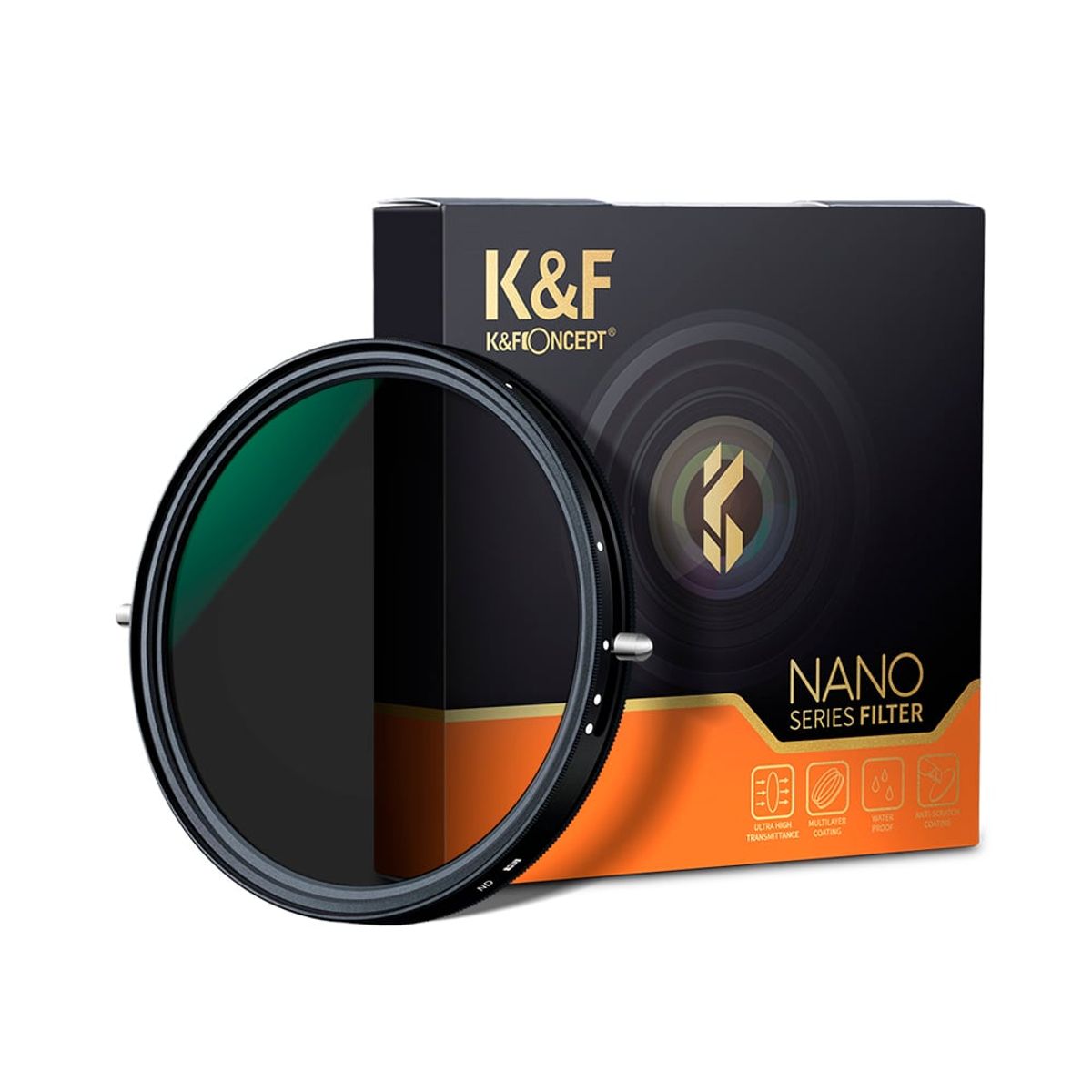 K&F CONCEPT - Filtro K&F Concept Variable ND2-32 y CPL Polarizador 52mm  KF01.1377