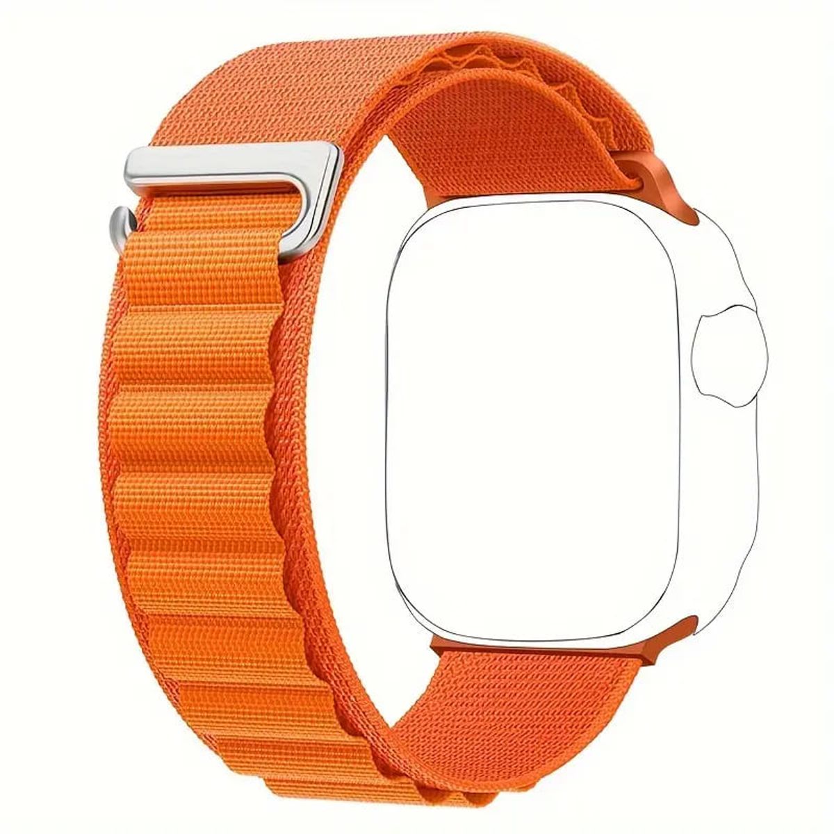 MEGIMPERU - Correa Deportiva para Apple Watch ajustable con Gancho en C