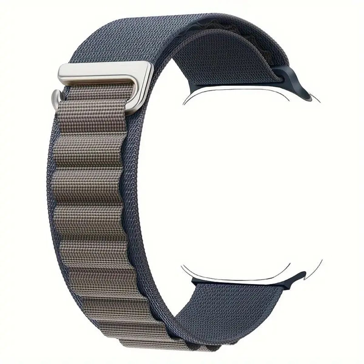 MEGIMPERU - Correa Deportiva para Apple Watch ajustable con Gancho en C