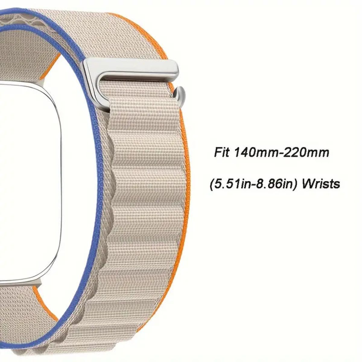 MEGIMPERU - Correa Deportiva para Apple Watch ajustable con Gancho en C