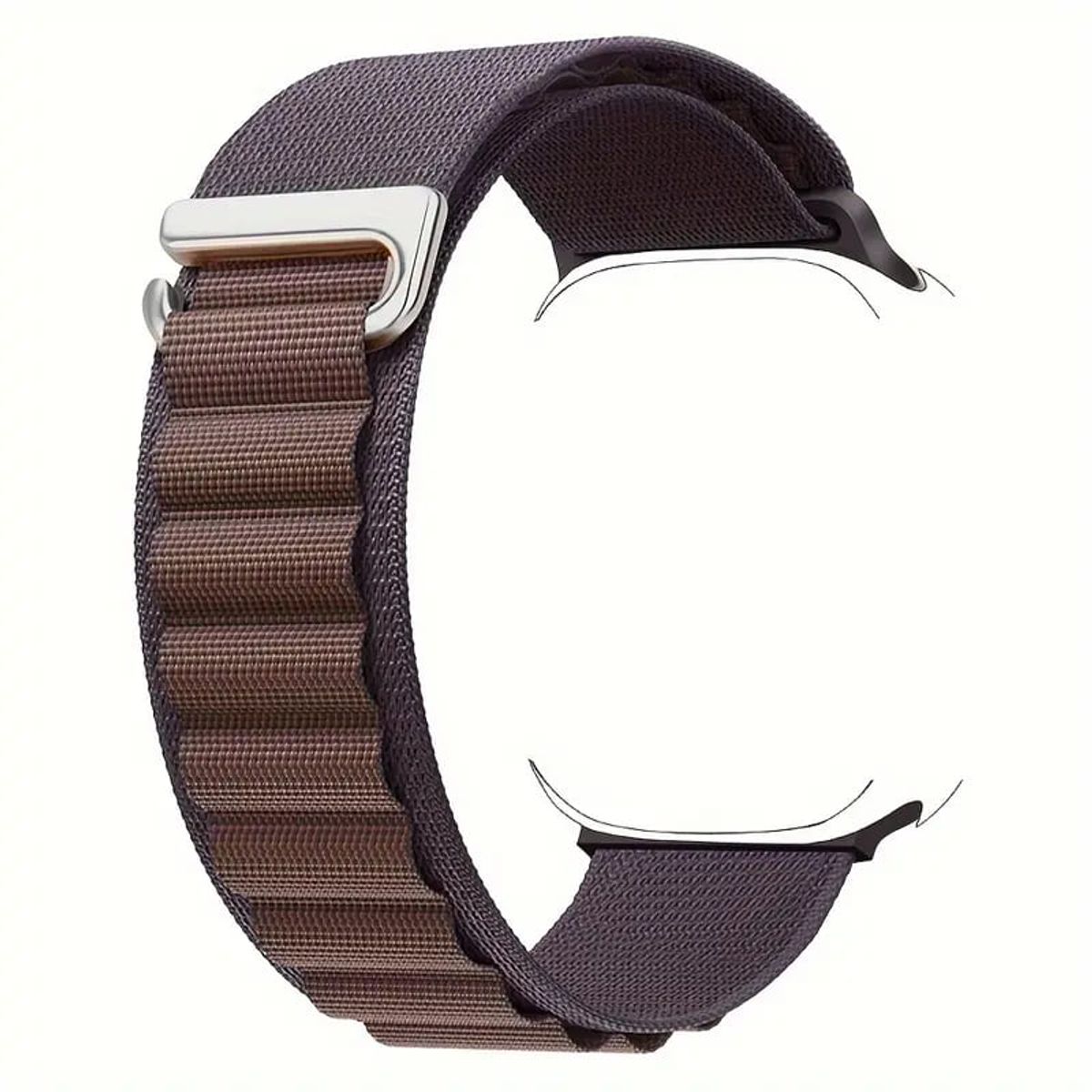 MEGIMPERU - Correa Deportiva para Apple Watch ajustable con Gancho en C