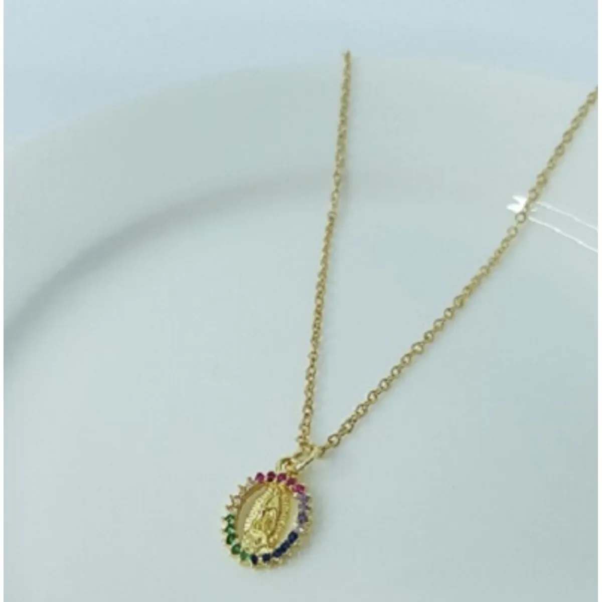 GENERICO - COLLAR STRASS VIRGEN DE GUADALUPE