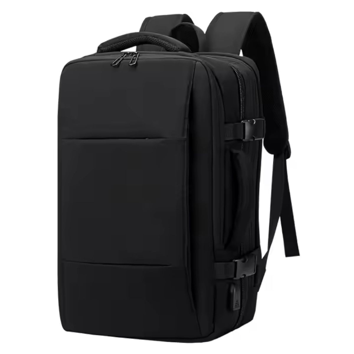 GENERICO - Mochila De Viaje Expandible 3595 Multifunción 40L Portalaptop 17 Negro