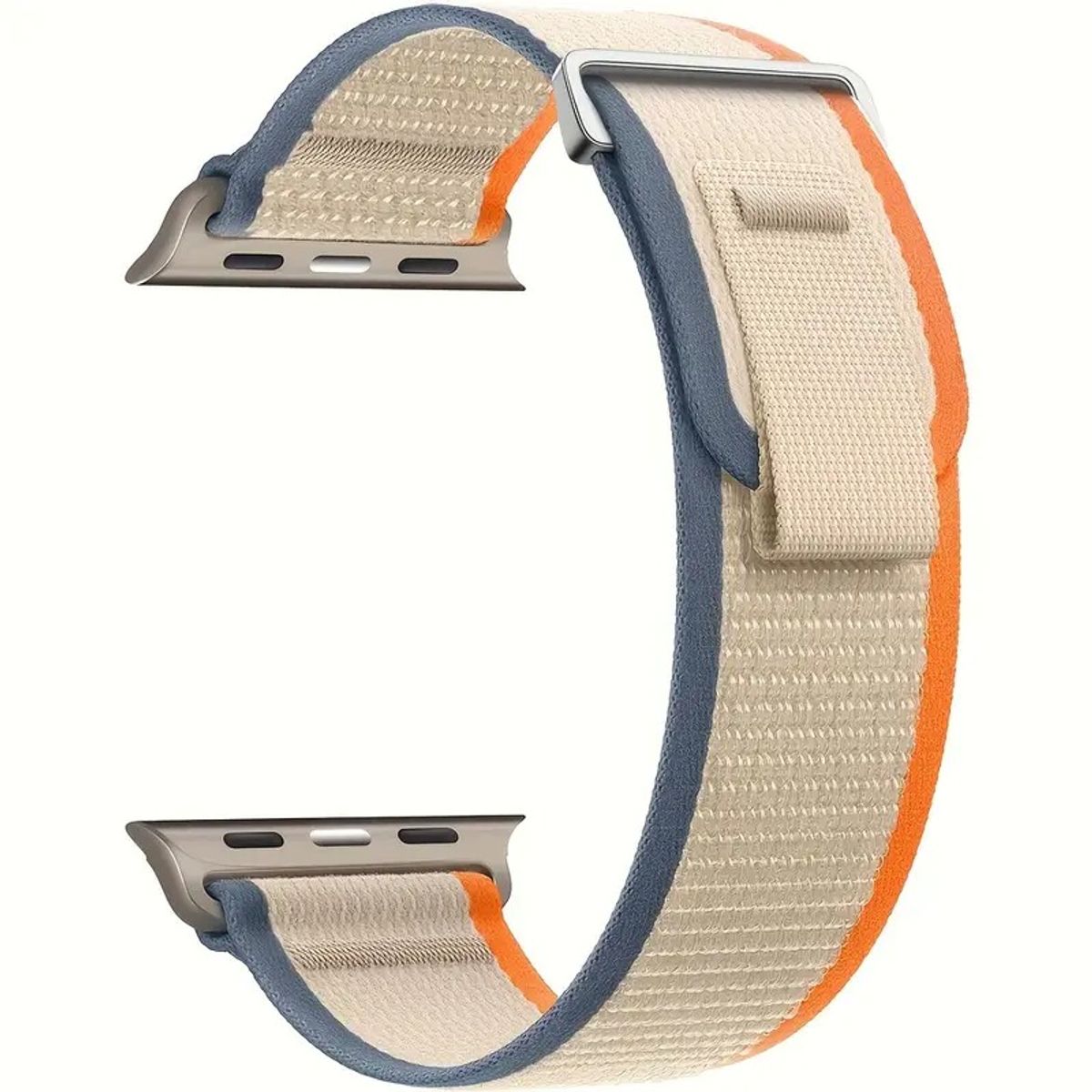 MEGIMPERU - Correa Deportiva Tejida de Nylon Ajustable para Apple Watch