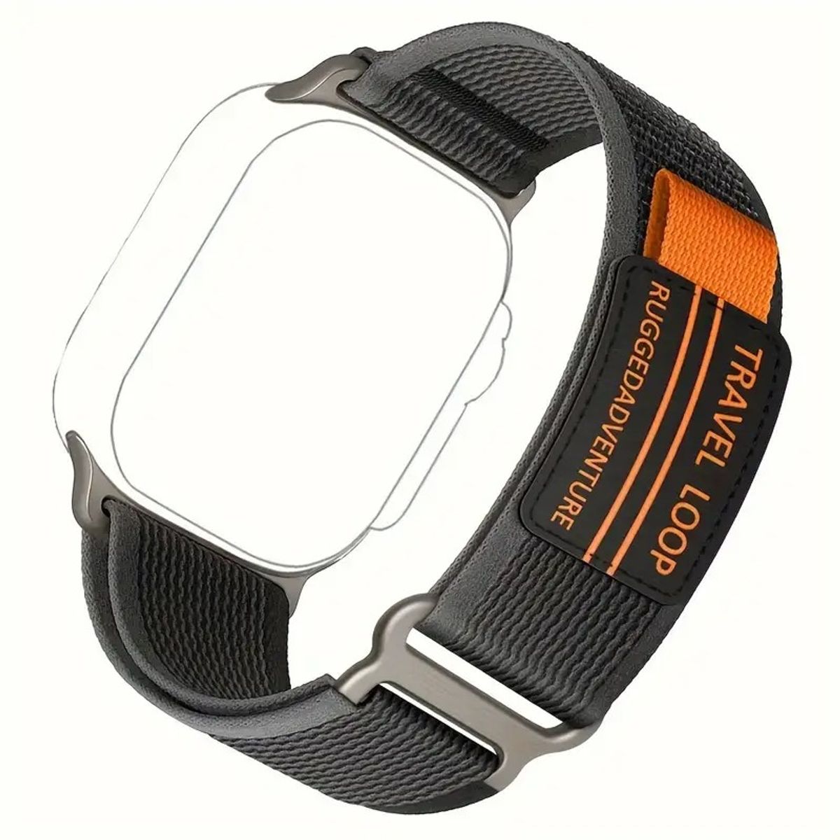 MEGIMPERU - Correa Deportiva Tejida de Nylon Ajustable para Apple Watch