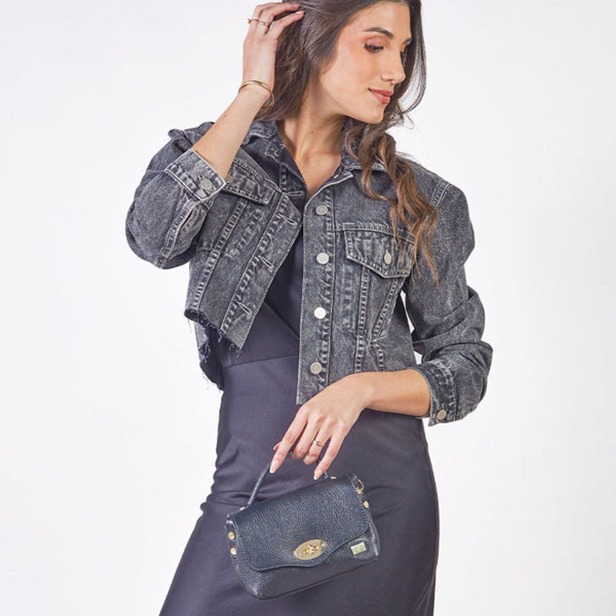 MICHELLE BELAU - GIULIA - CASACA DENIM CORTA