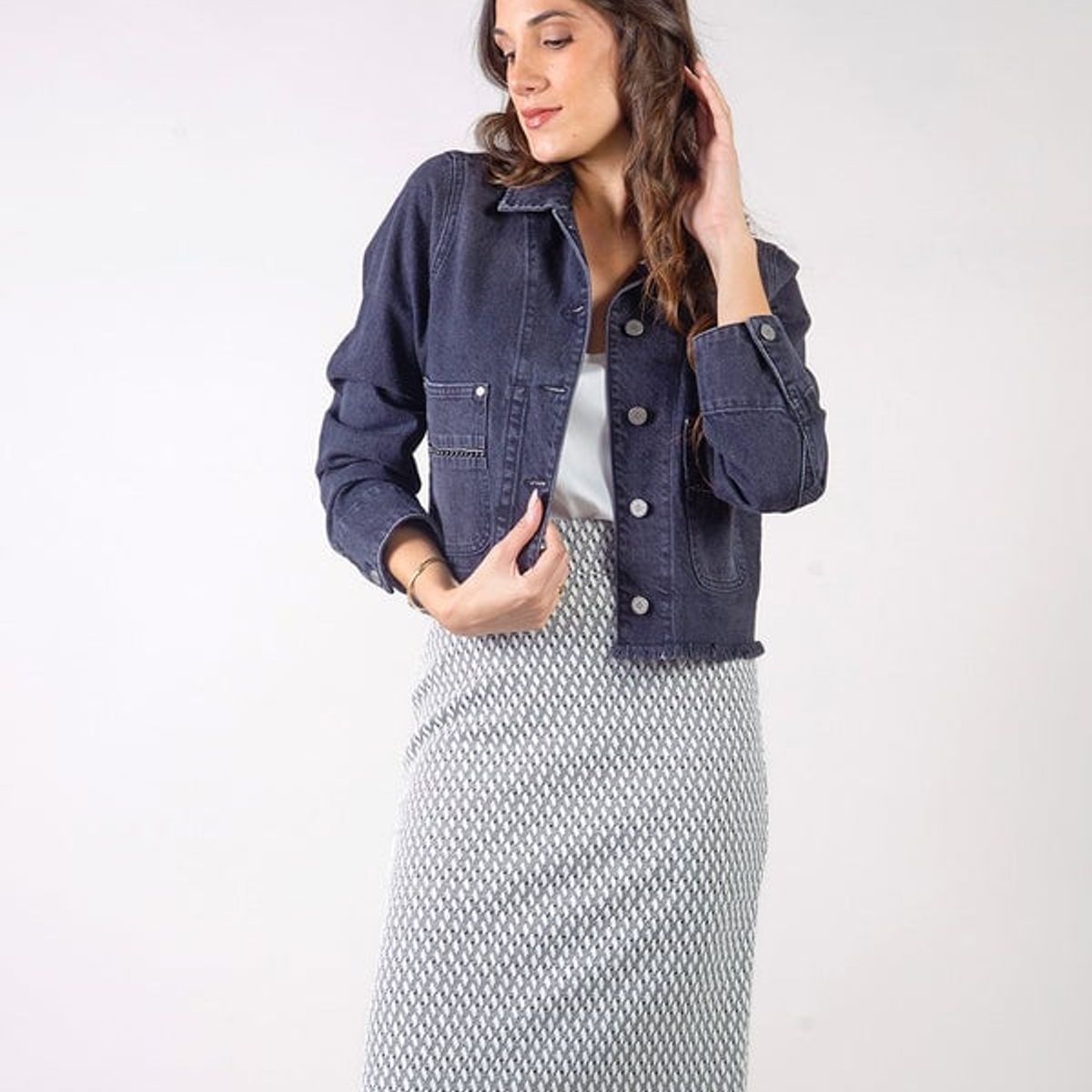 MICHELLE BELAU - IVONE - CASACA DENIM