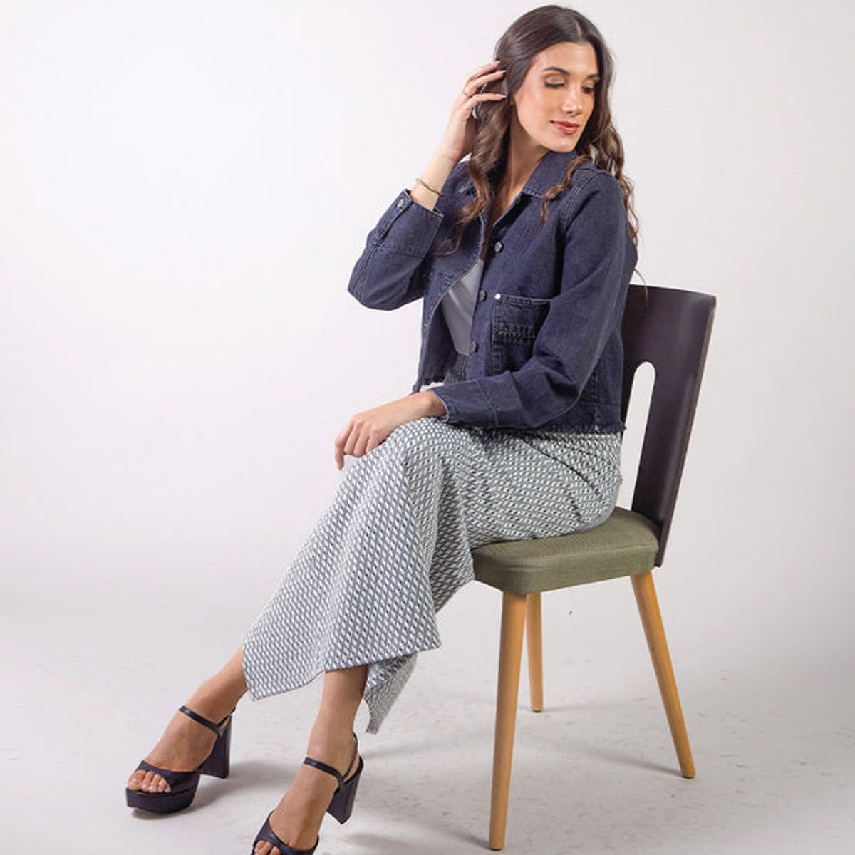 MICHELLE BELAU - IVONE - CASACA DENIM