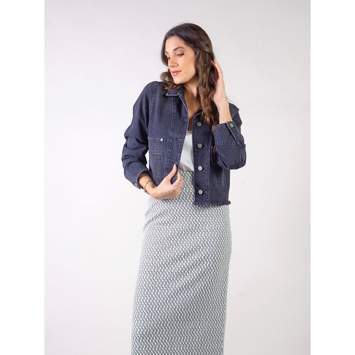 MICHELLE BELAU - IVONE - CASACA DENIM.