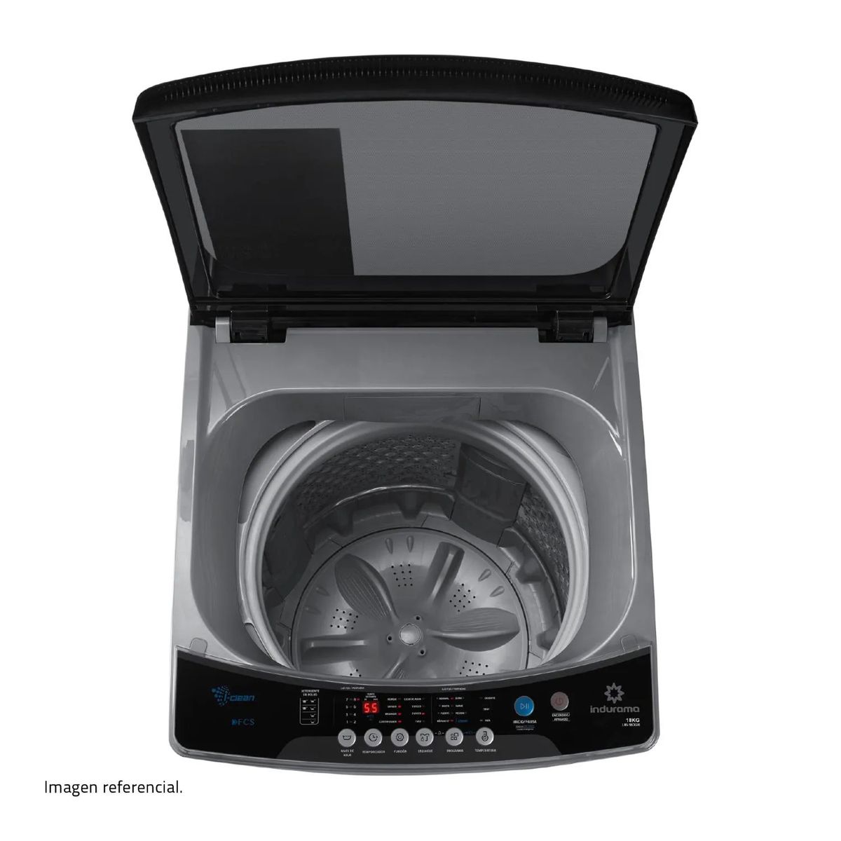 INDURAMA - Lavadora Automatica Indurama 18KG LRI-18DGR