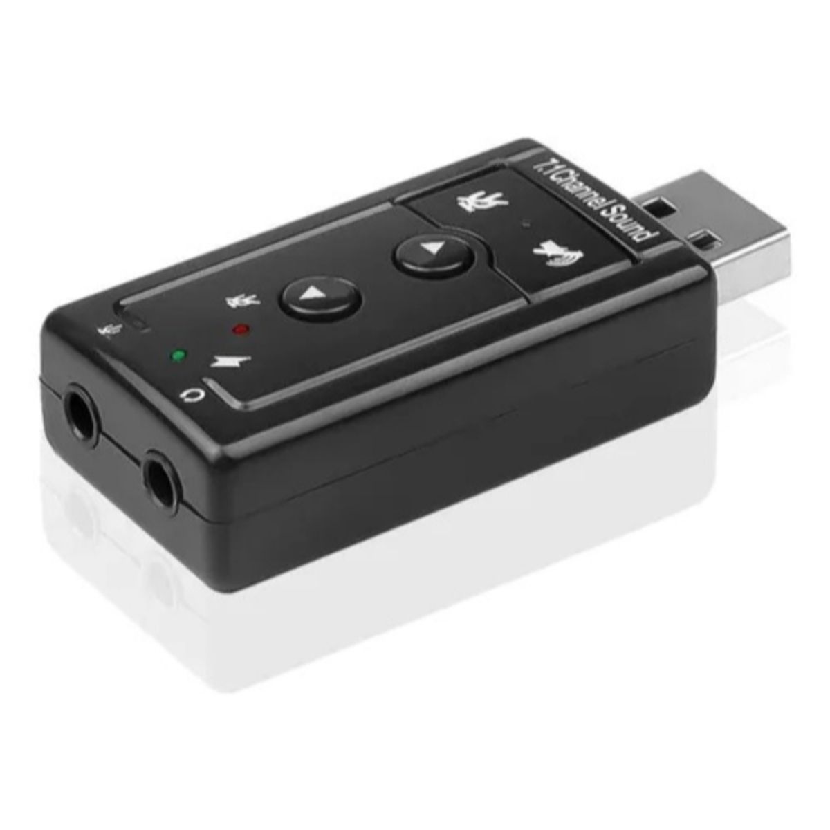 OEM - Tarjeta Sonido 7.1 Usb Audio 3d Microfono Externo Adaptador