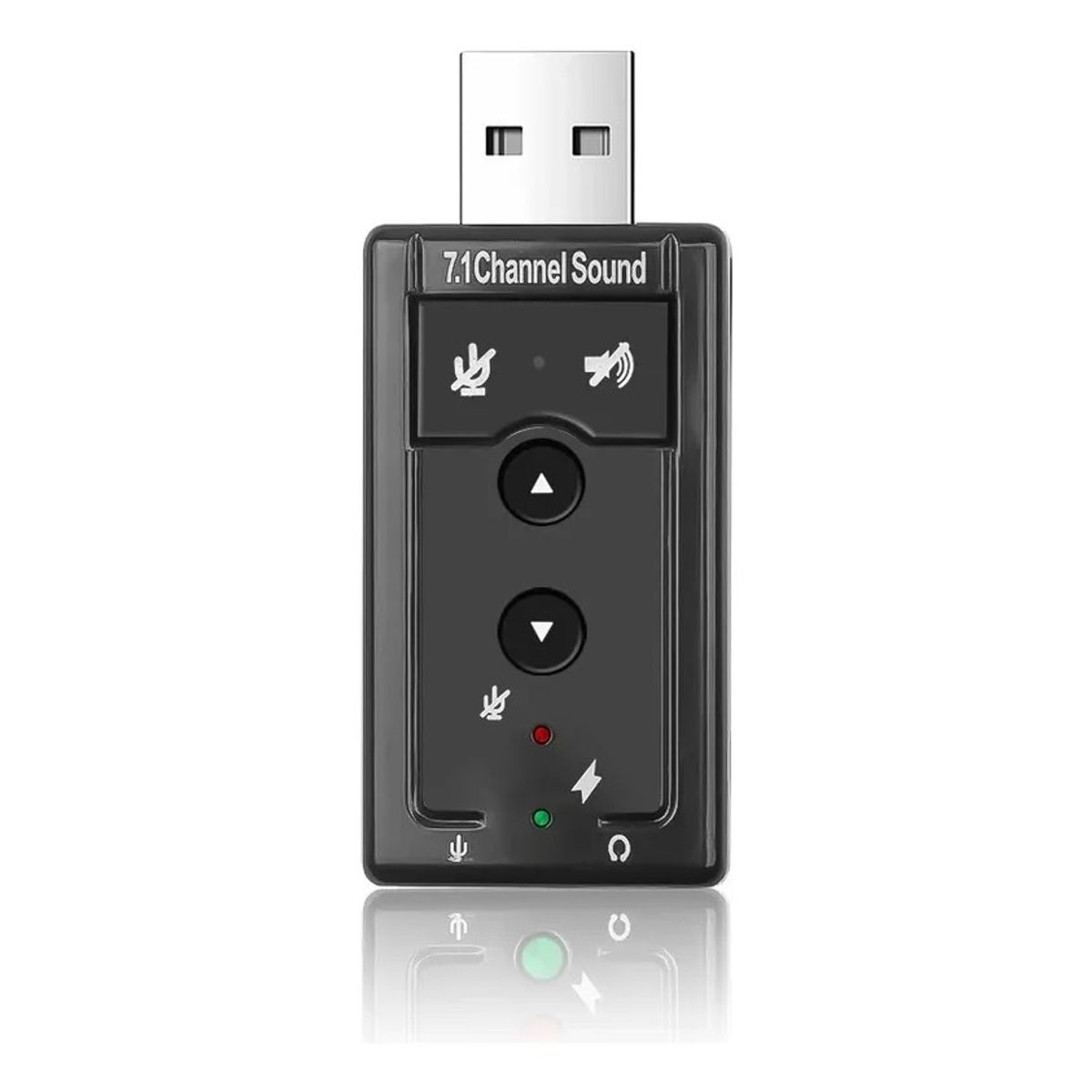 OEM - Tarjeta Sonido 7.1 Usb Audio 3d Microfono Externo Adaptador