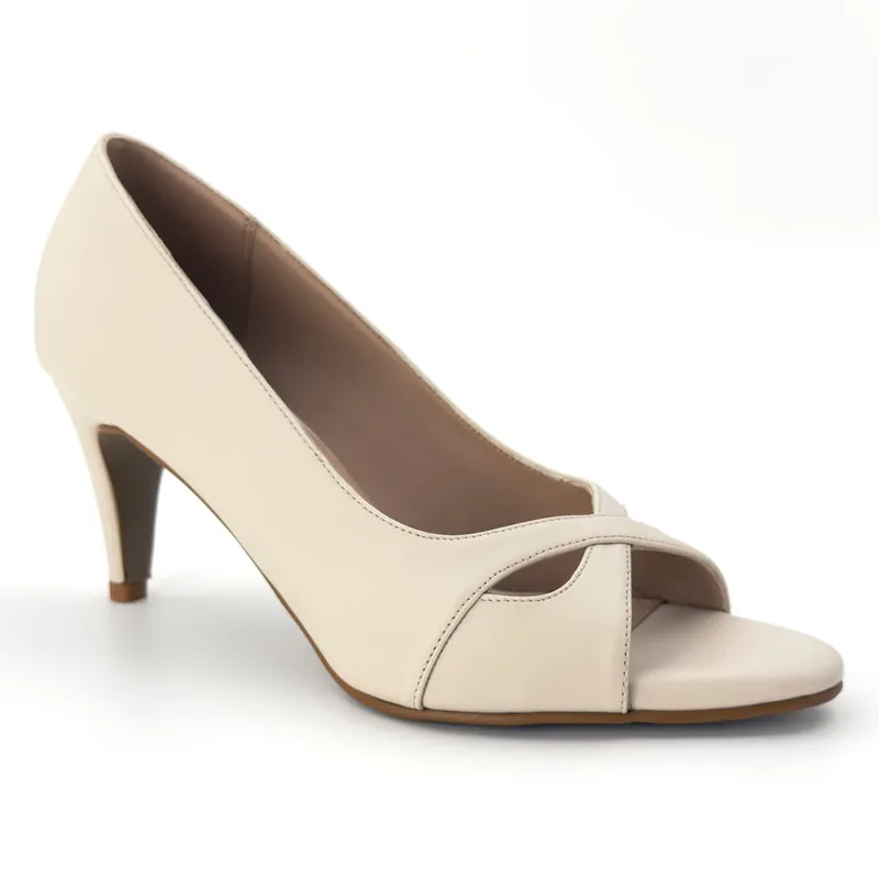 TOFY - Sandalia Vestir Mujer Hueso