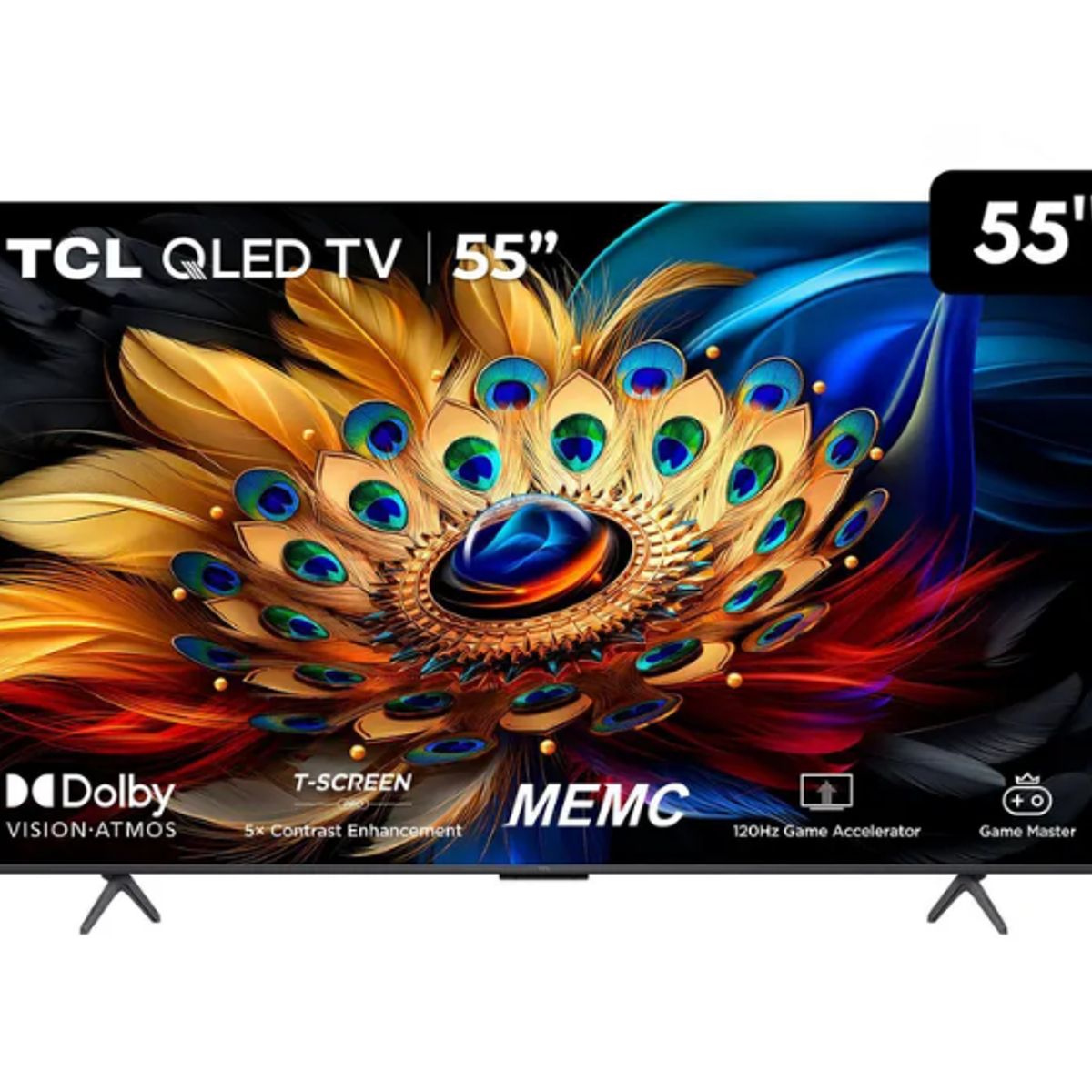TCL - Televisor  TCL 55C655 Advanced 4K QLED TV HDR10+