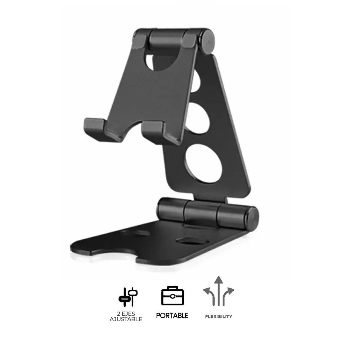 S&T - Soporte Para Tablet for Business Aluminio HS213L Black-Celular