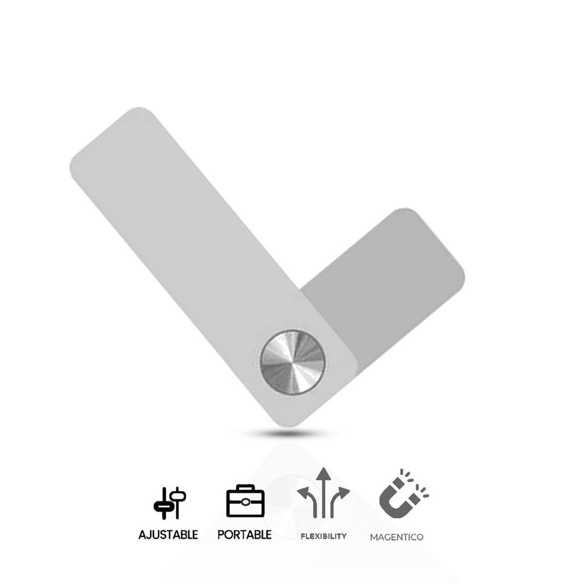 S&T - Soporte Holder de Celular P Laptop for Business Aluminio HS219N Silver