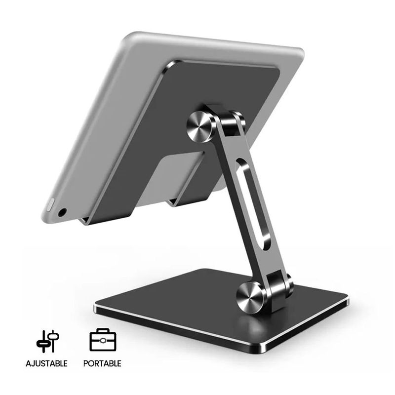 S&T - Soporte Para Tablet for Business Aluminio HS221 Gris  - Celular