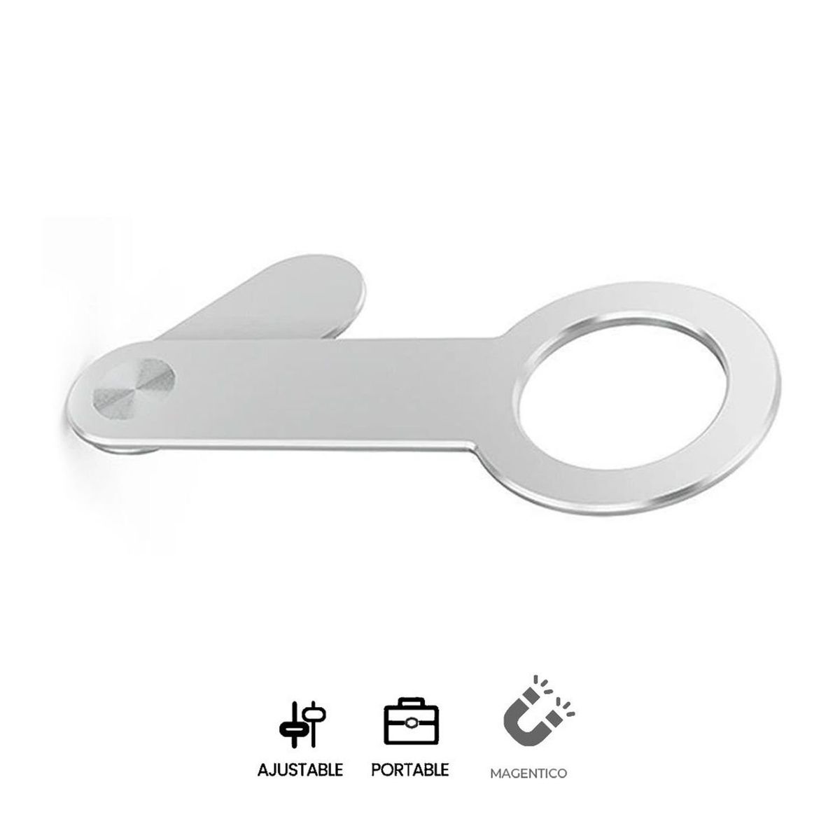 S&T - Soporte Holder de Celular PLaptop Corporativos Aluminio HS609 SILVER