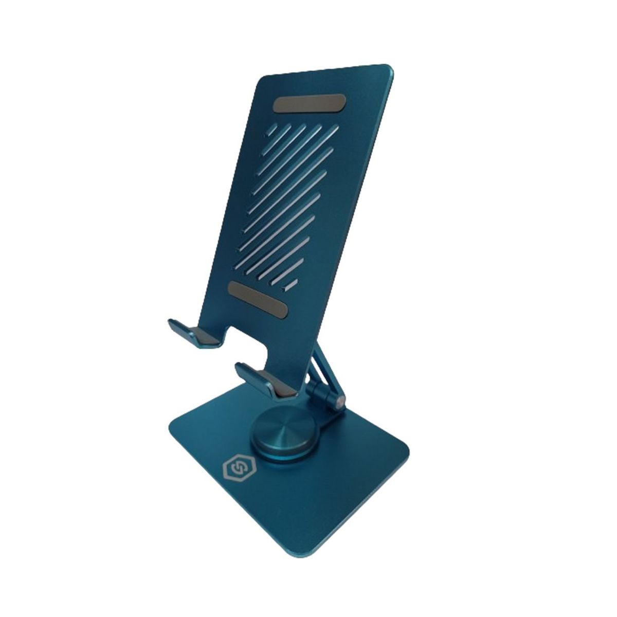 S&T - Soporte para Celular For Business aluminio giro 360° JHZ6 Azul -Tablet