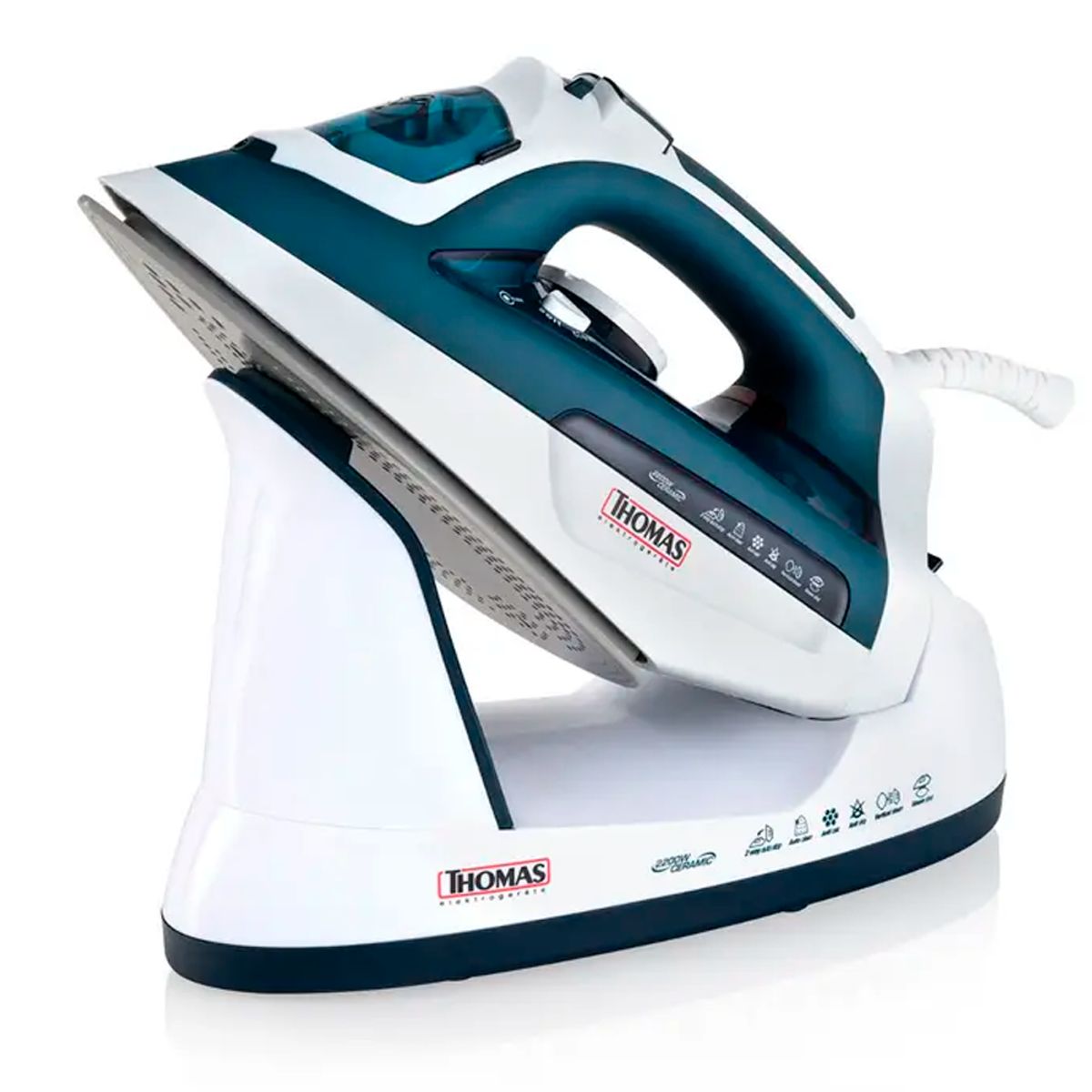 THOMAS - Plancha de Vapor Inalámbrica Thomas TH-7355 con suela de Cerámica