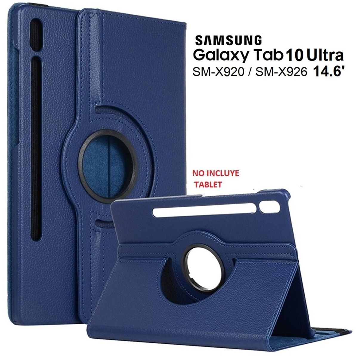 GENERICO - Funda Giratoria para Samsung Tab S10 Ultra 14.6 SM-X920 X926 Case 360°