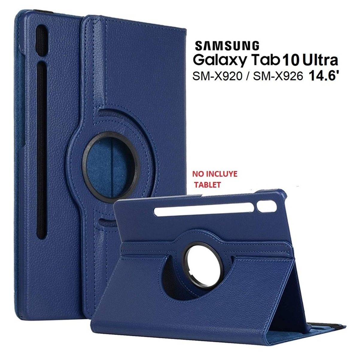 GENERICO - Funda Giratoria para Samsung Tab S10 Ultra 14.6 SM-X920 X926 Case 360°