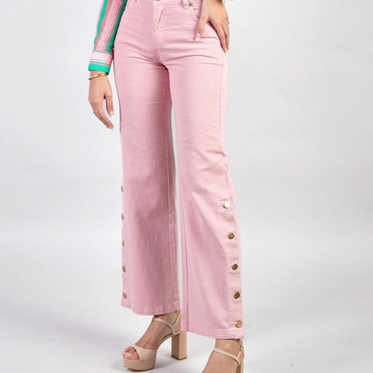 MICHELLE BELAU - VICTORIA - PANTALÓN DENIM PALAZZO