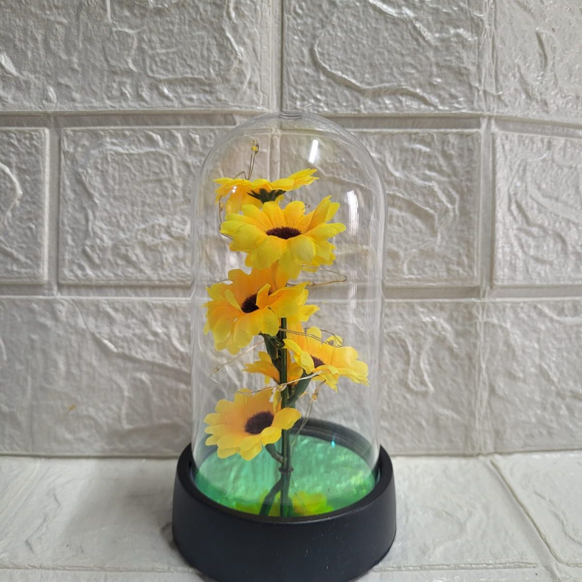 GENERICO - Girasoles encapsulado con luz