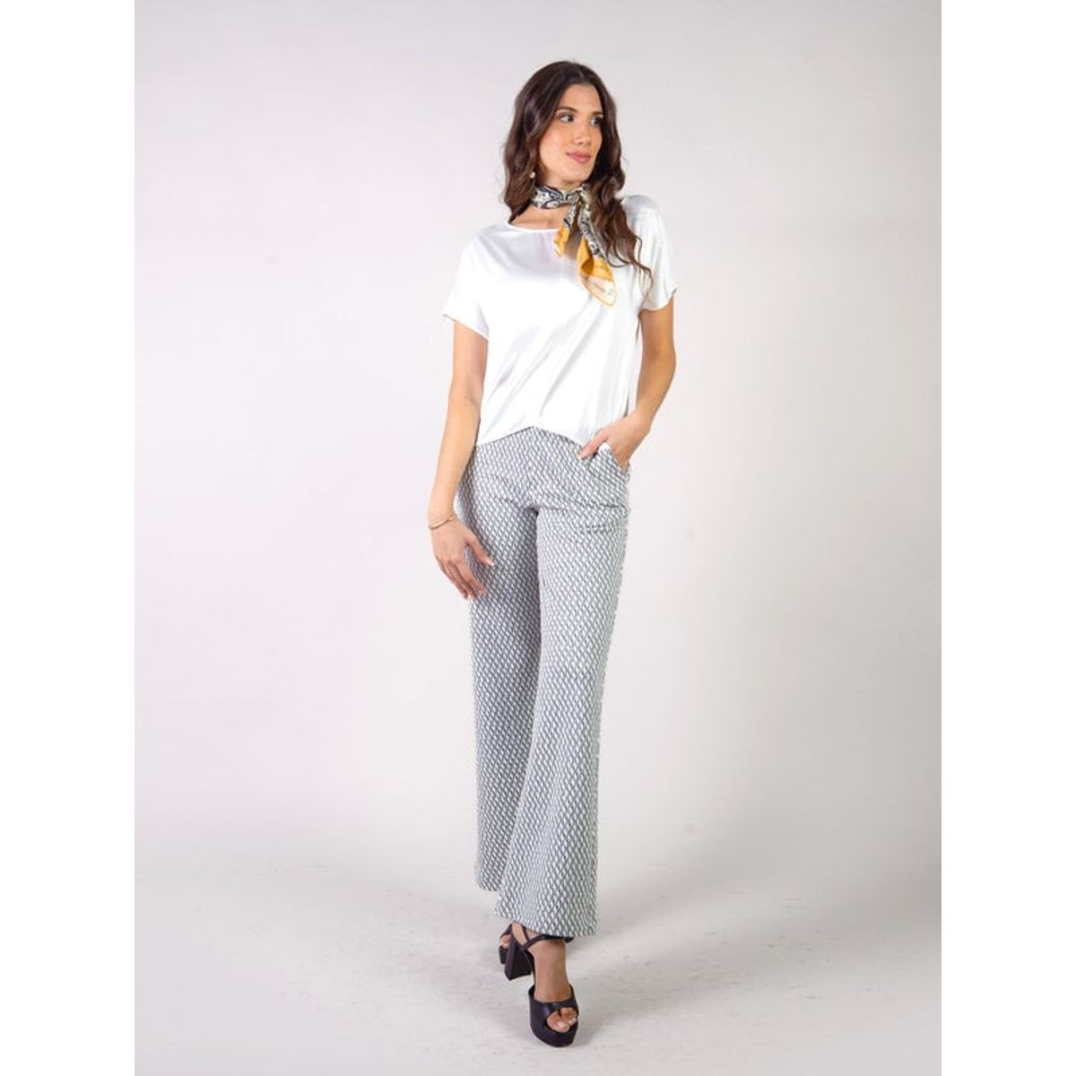 MICHELLE BELAU - LILIANA - PANTALÓN RECTO DE TELA DE PUNTO