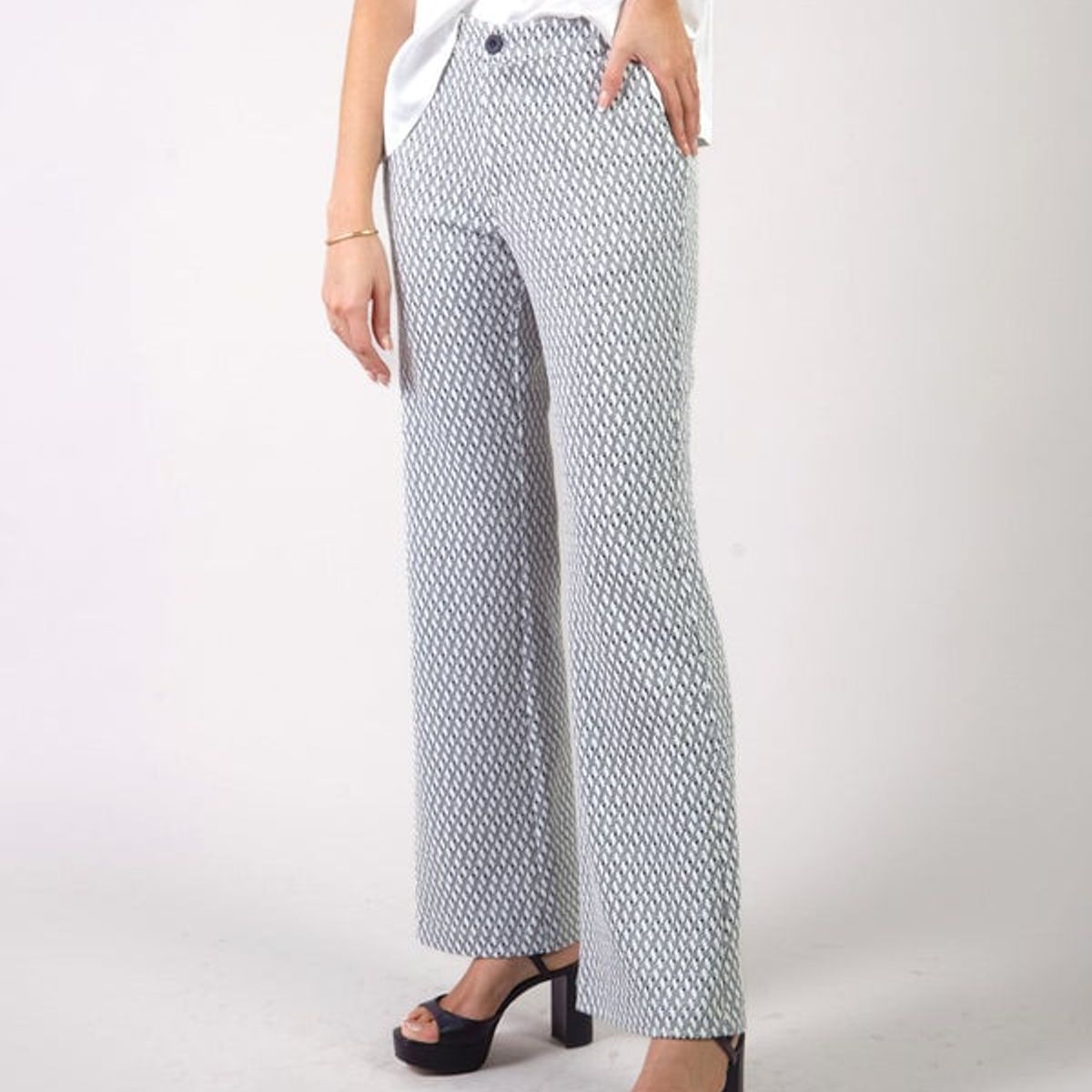 MICHELLE BELAU - LILIANA - PANTALÓN RECTO DE TELA DE PUNTO