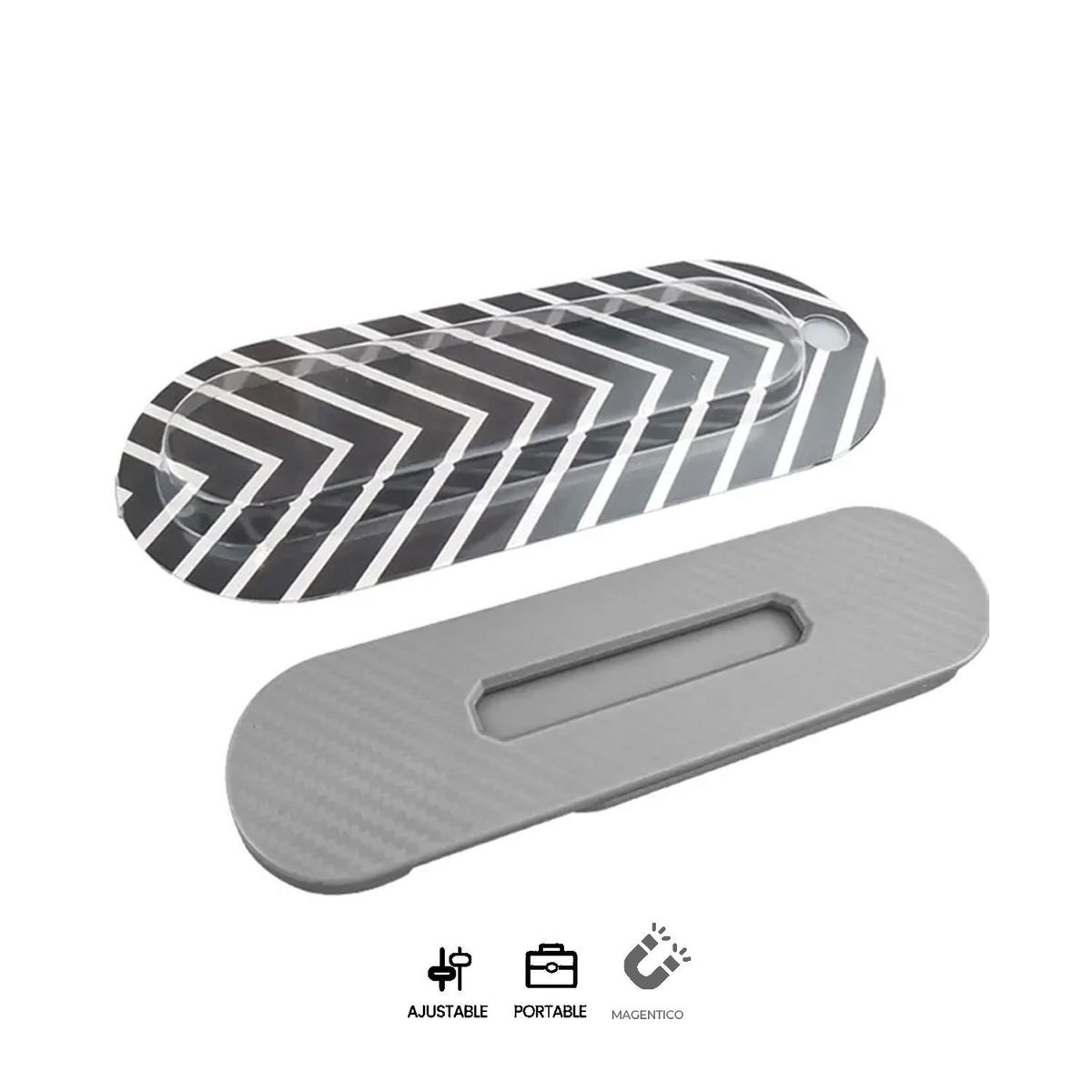 S&T - Soporte Holder de Celular pLaptop Corporativos ABS HS219P LIGHT GREY