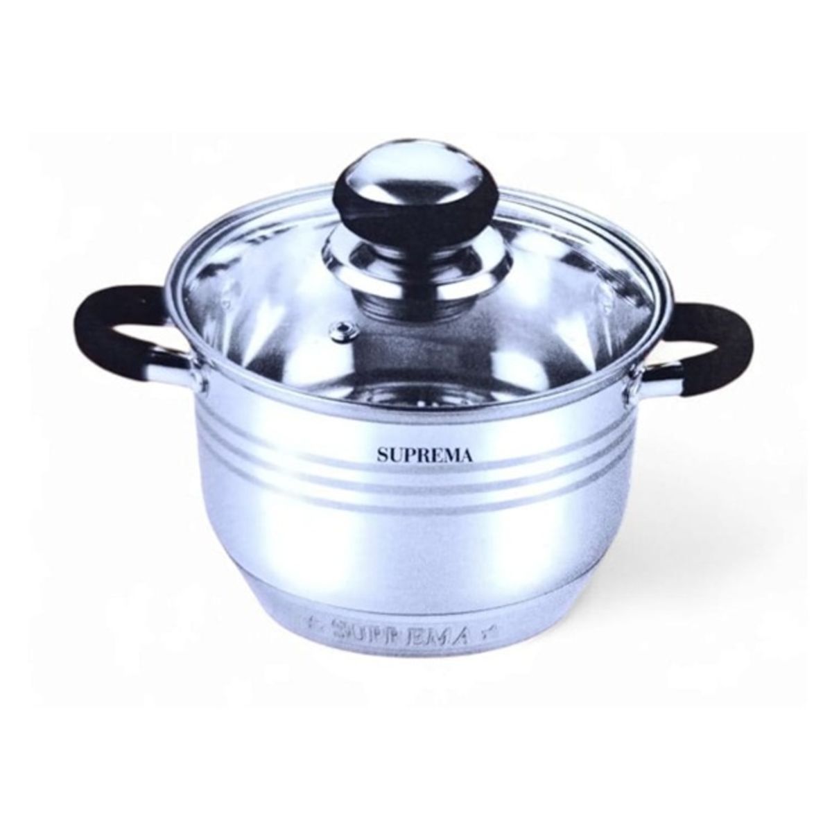 GENERICO - Juego De Ollas Suprema De 6 Piezas - Acero