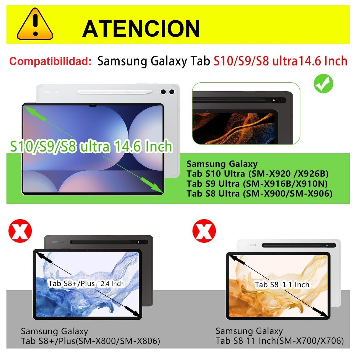 GENERICO - Mica Protector d Pantalla para Samsung Tab S10 Ultra 14.6 SM-X920 X926