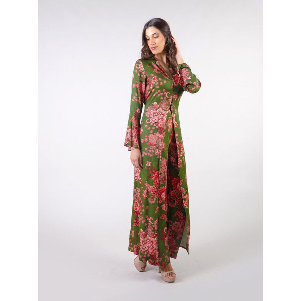 MICHELLE BELAU - JOELENE - VESTIDO MANGA LARGA