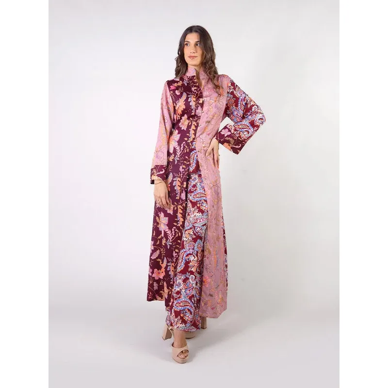 MICHELLE BELAU - AURORA - VESTIDO LARGO CUELLO NERU