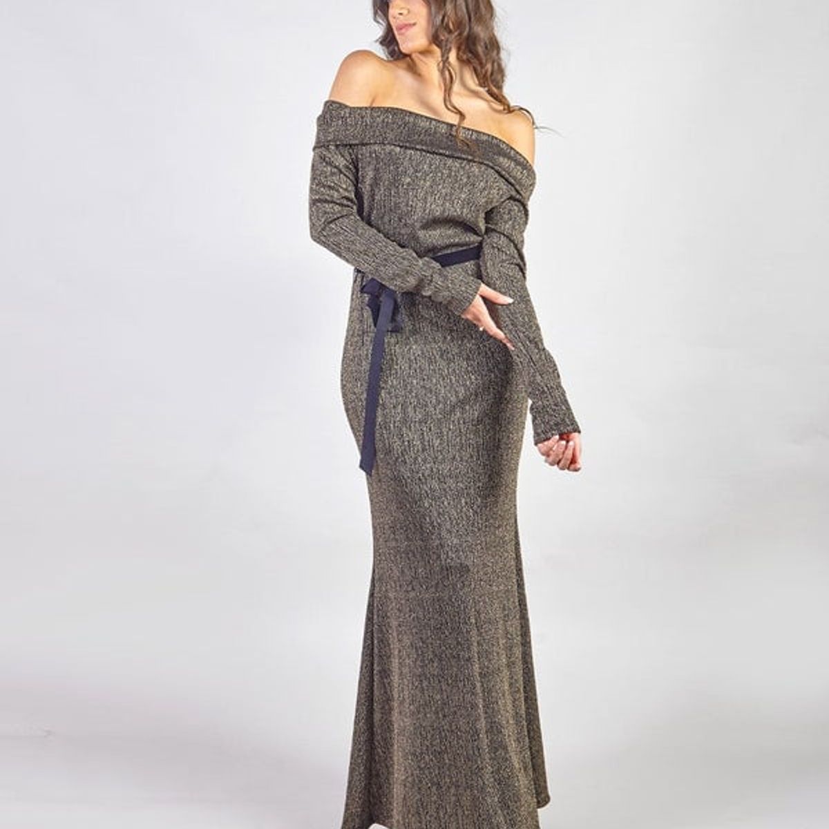 MICHELLE BELAU - OLIVIA - VESTIDO LARGO STRAPLESS