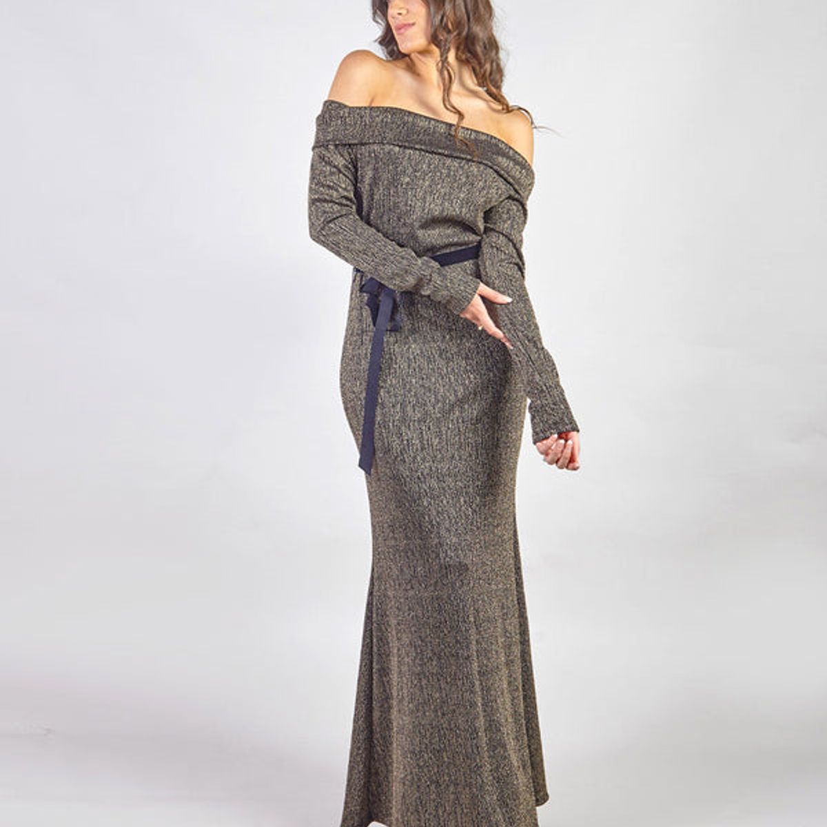 MICHELLE BELAU - OLIVIA - VESTIDO LARGO STRAPLESS