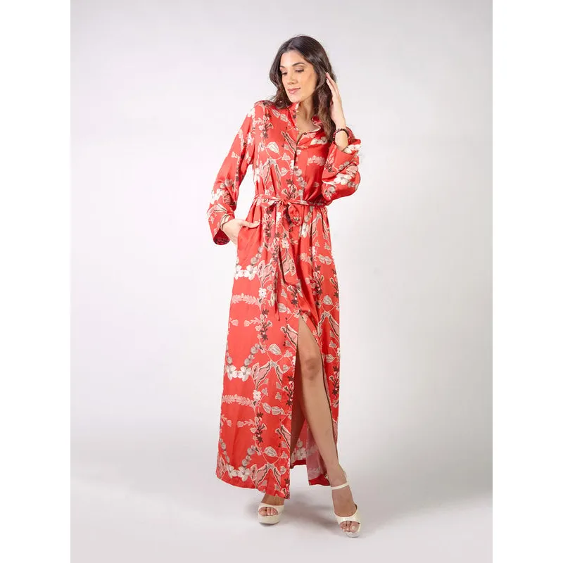 MICHELLE BELAU - OLIE - VESTIDO MANGA LARGA CON CINTURÓN