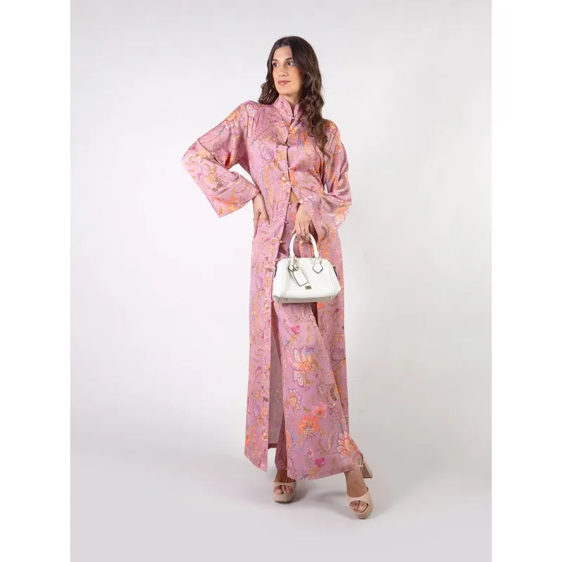 MICHELLE BELAU - AURORA - VESTIDO LARGO CUELLO NERU