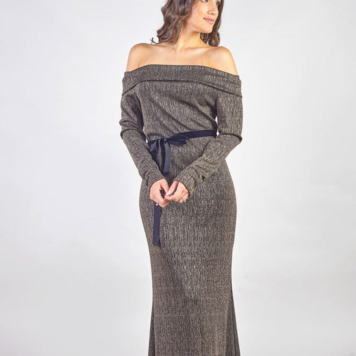 MICHELLE BELAU - OLIVIA - VESTIDO LARGO STRAPLESS