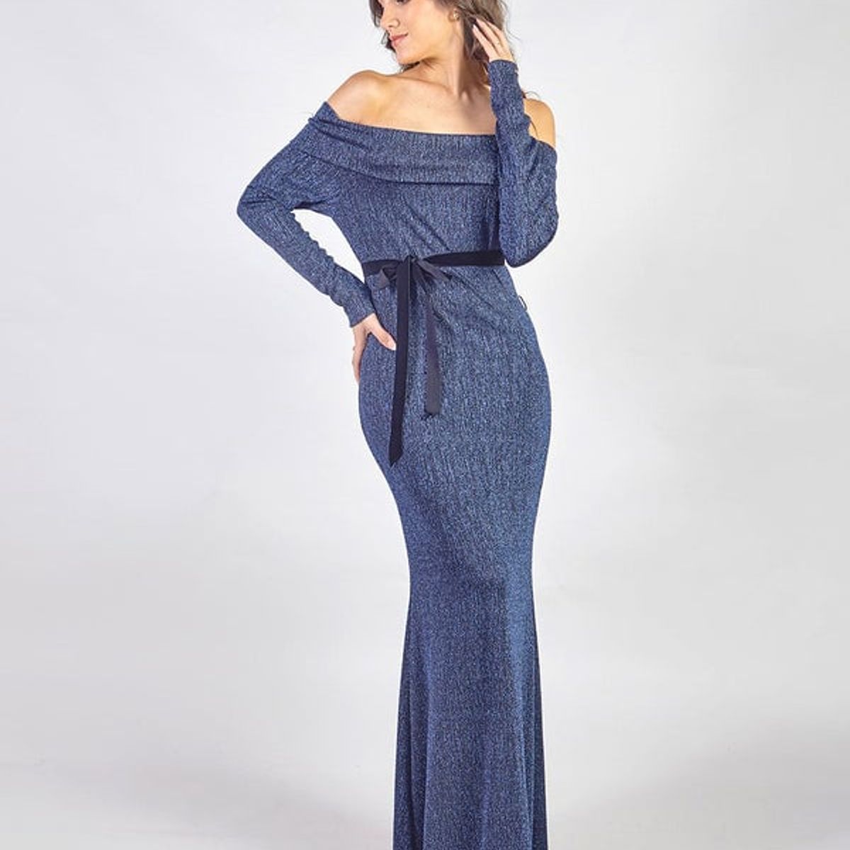 MICHELLE BELAU - OLIVIA - VESTIDO LARGO STRAPLESS