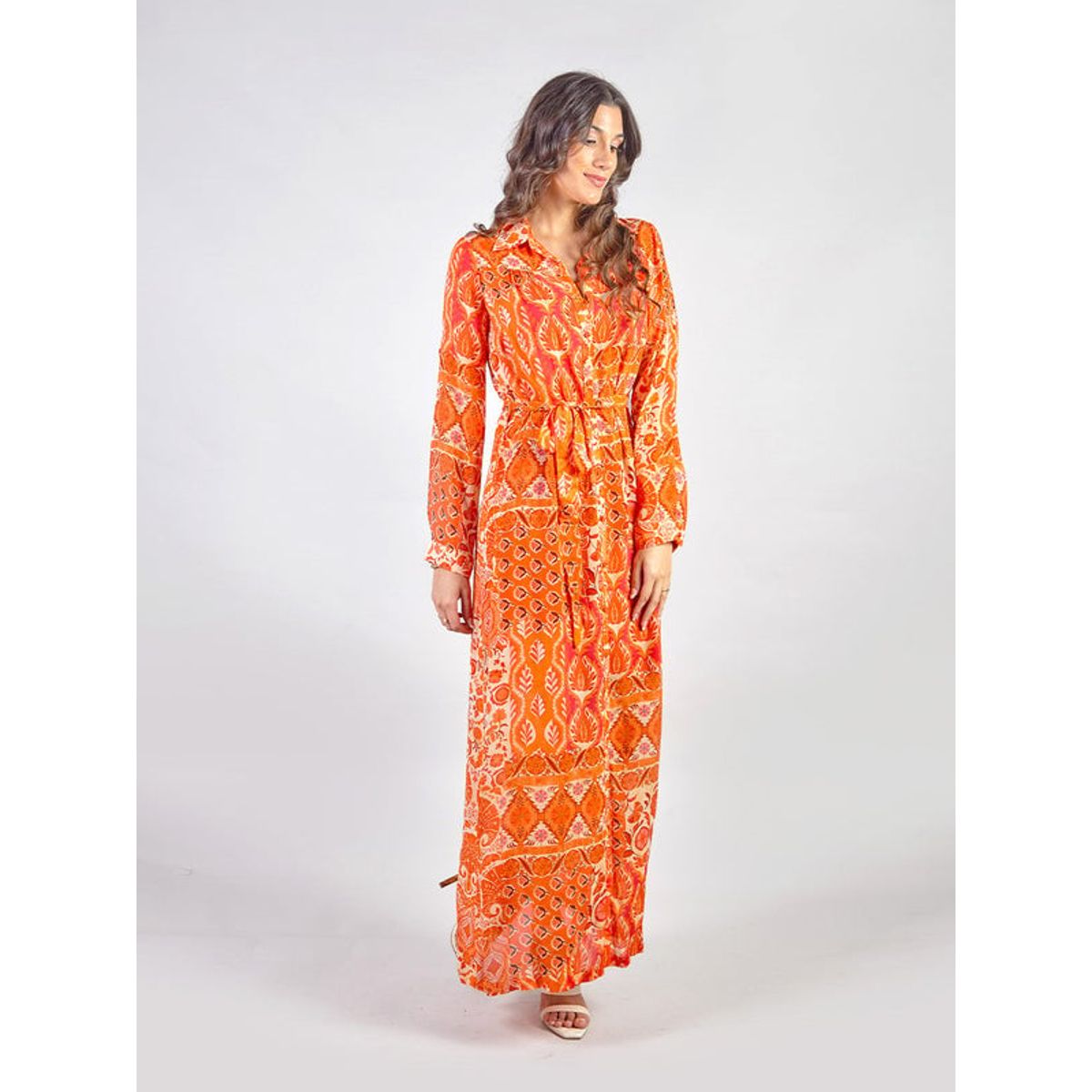 MICHELLE BELAU - GALIA - VESTIDO CAMISERO MANGA LARGA