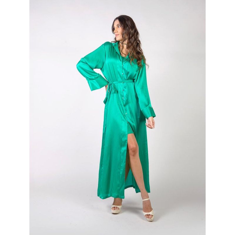 MICHELLE BELAU - DELIA - VESTIDO MANGA LARGA CUELLO NERU