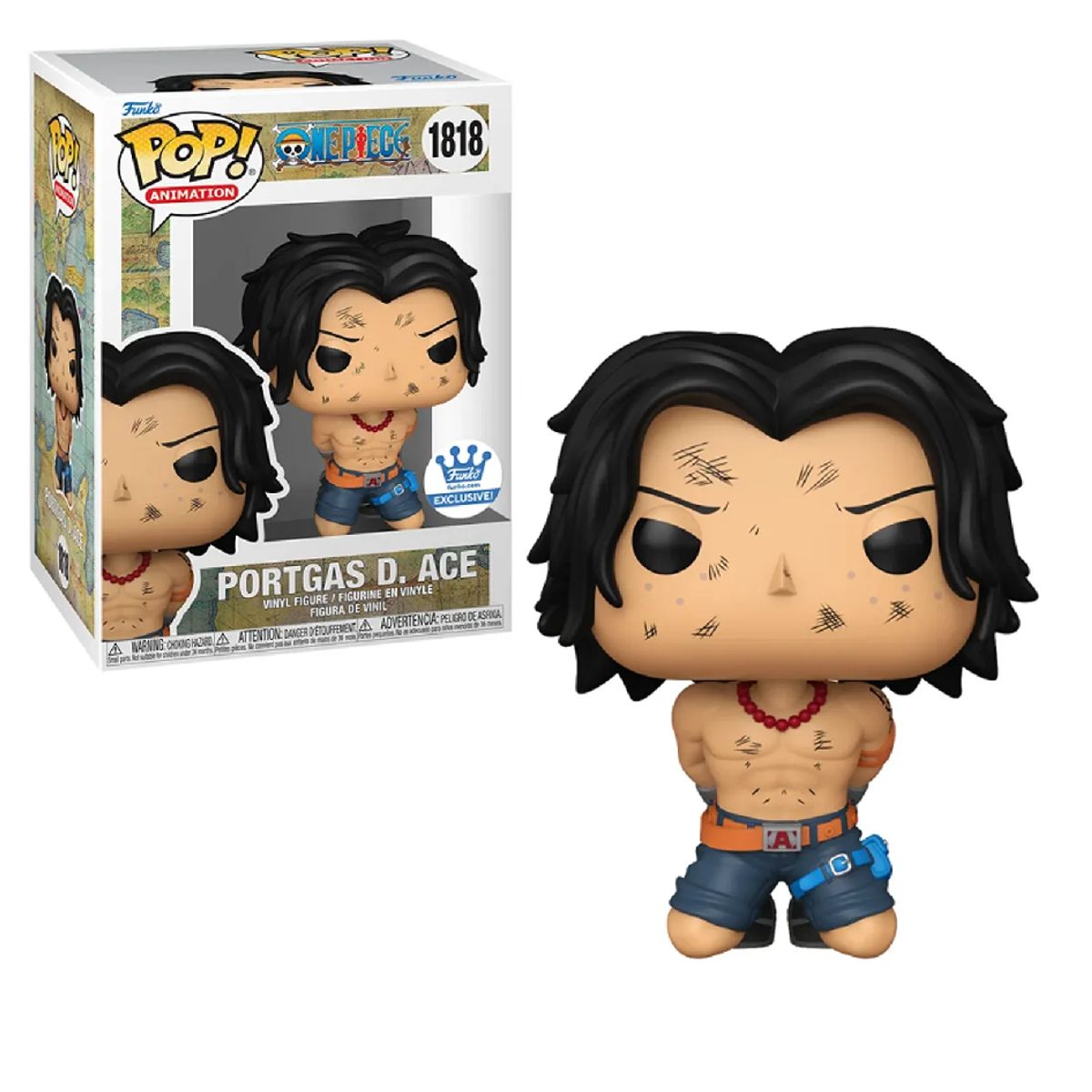 FUNKO - FUNKO POP PORTGAS D. ACE - ONE PIECE # 1818 EXCLUSIVE