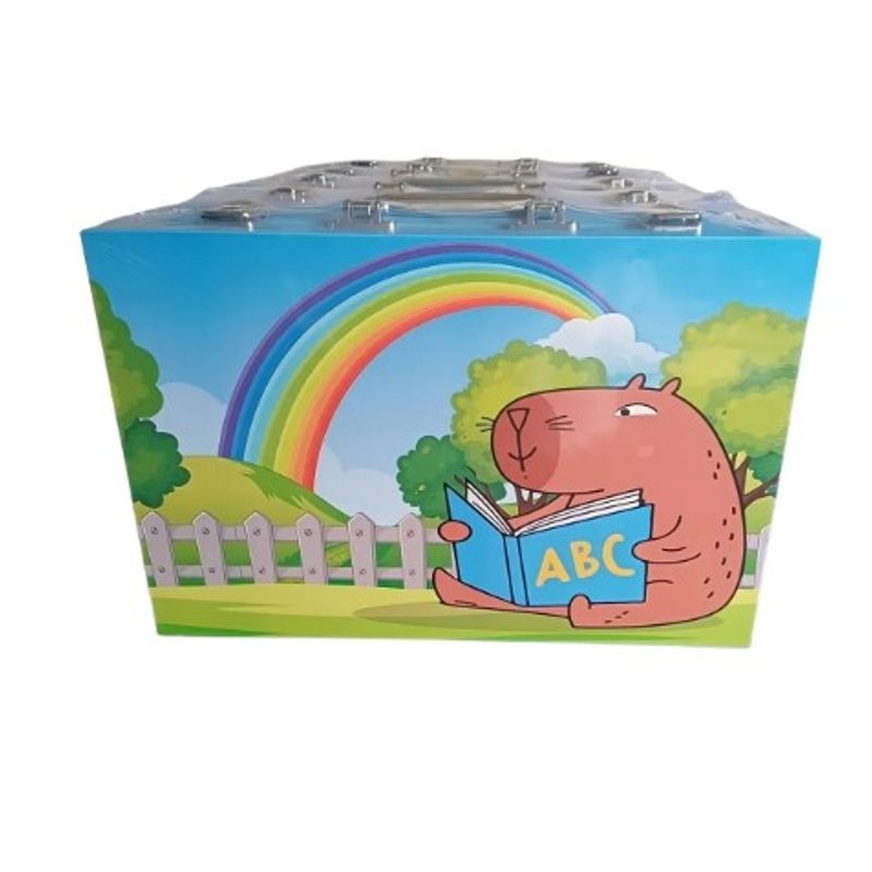 GENERICO - Set de Arte Maleta de Aluminio 145 Piezas Capibara